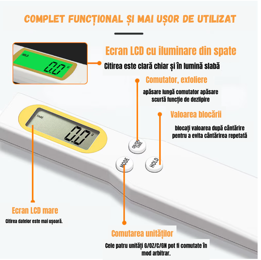 Cantar digital pentru ingrediente